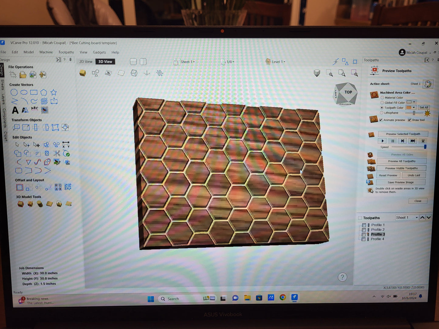 Honeycomb Cutting / Serving Board