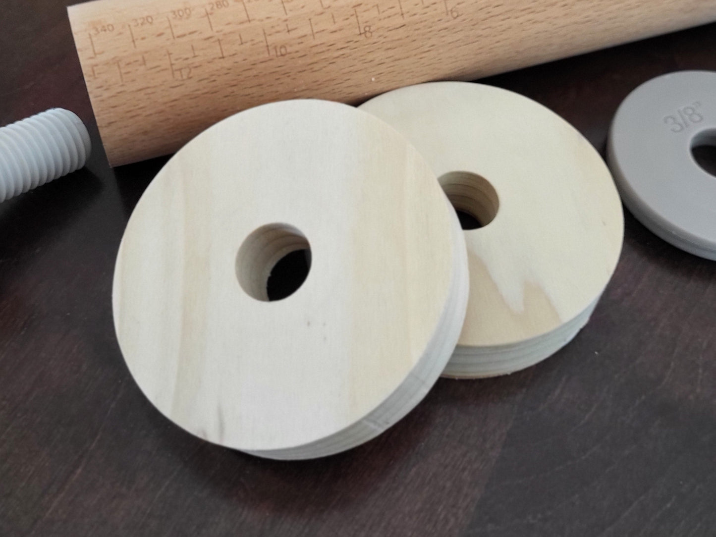 Custom Discs for Adjustable Rolling Pin