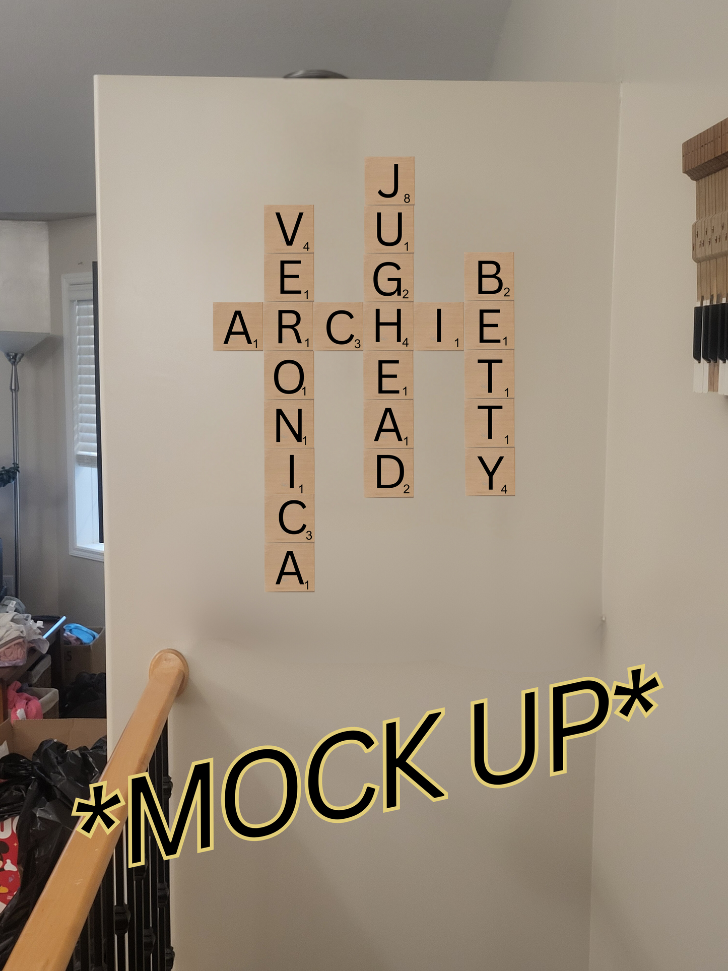 Scrabble Name Wall Art