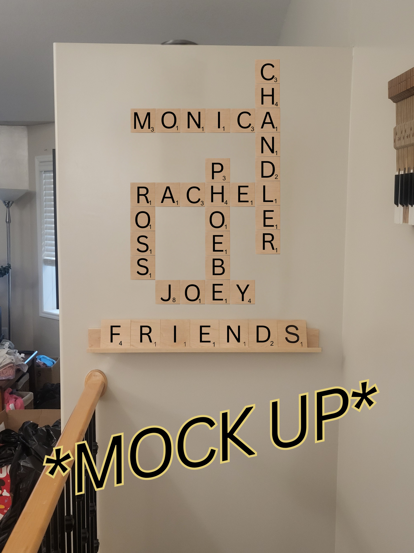 Scrabble Name Wall Art
