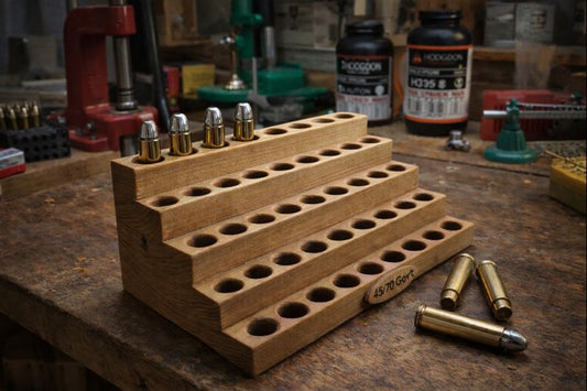 Ammo Reloading Stepped Block