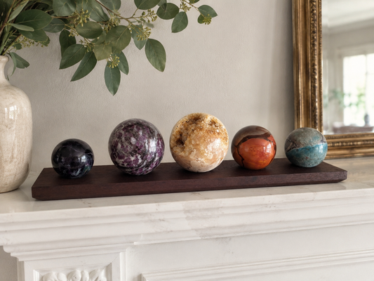 Polished Stone Display Stand